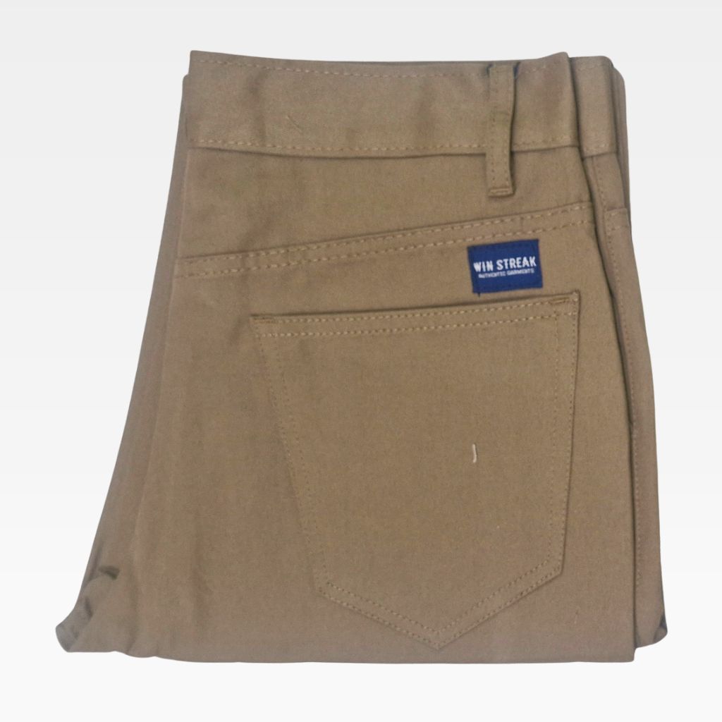 Celana Panjang Chino Pria Original Model Slim Straight Twill Combed Hitam Premium Casual Win Streak