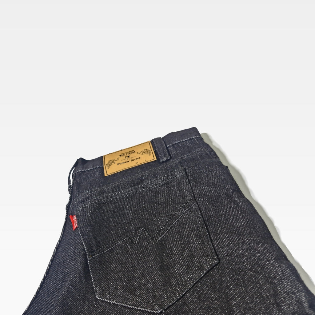 Celana Jeans Denim Pria Panjang 13.5oz Blue Wash Non Stretch Fit Reguler Sim Straight Pieoner Series