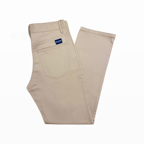Celana Panjang Chino Pria Original Model Slim Straight Twill Combed Hitam Premium Casual Win Streak
