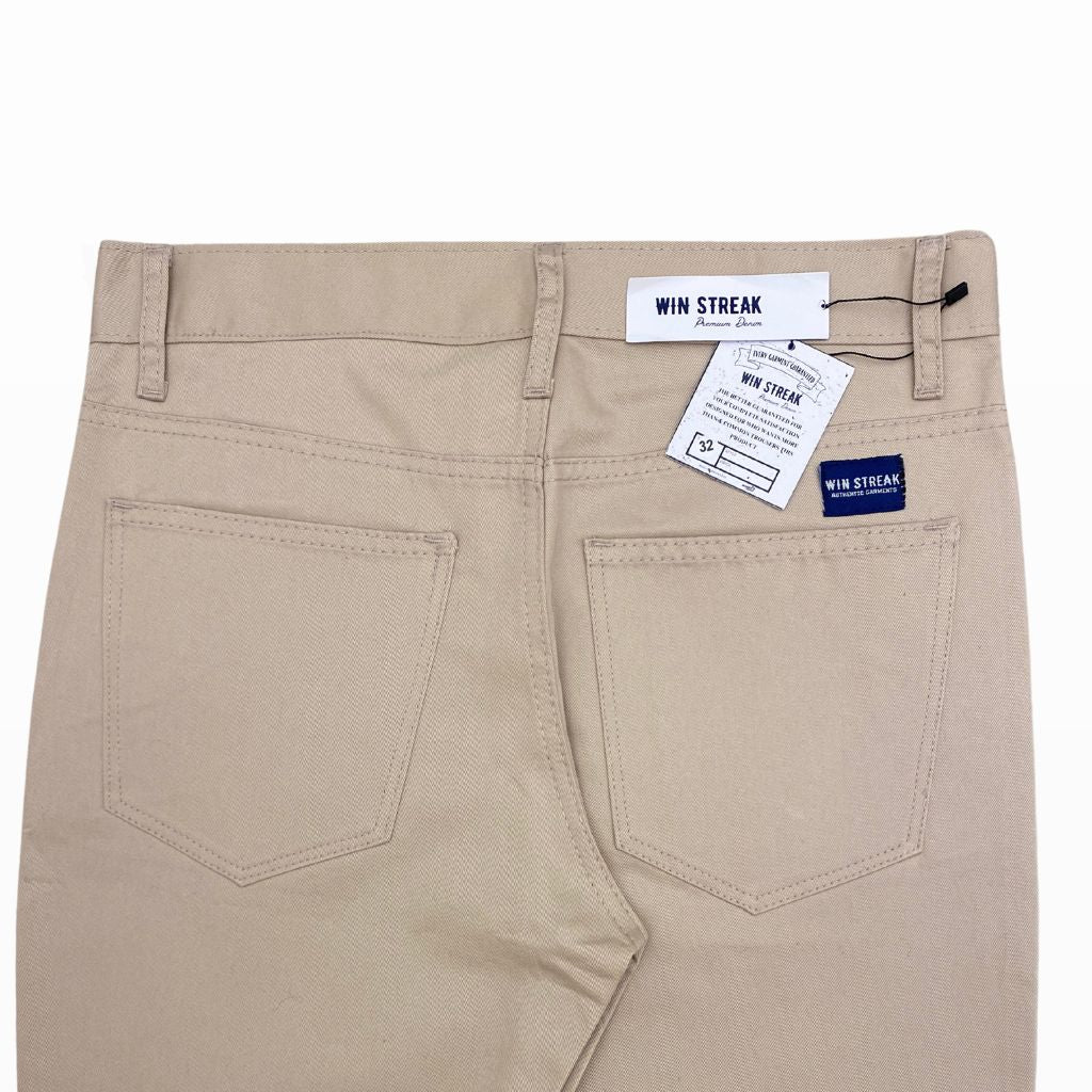 Celana Panjang Chino Pria Original Model Slim Straight Twill Combed Hitam Premium Casual Win Streak