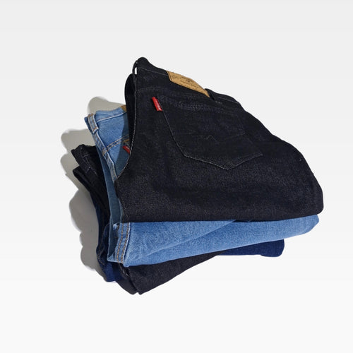Celana Jeans Panjang Denim Pants Reguler Silm Straight Fit Whisker 13.5 Oz WIN STREAK